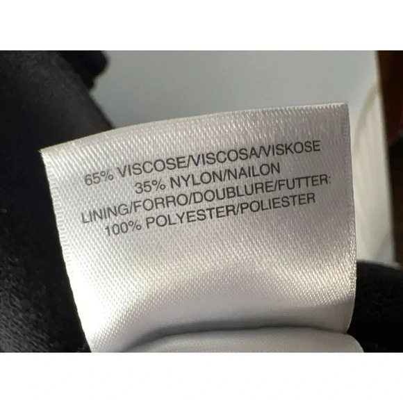 Anne Klein Black Midi Sweater Dress Sz S Office Buisness Casual Classic Comfy - Picture 11 of 11